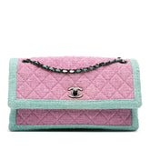 CC Quilted Bicolor Tweed Flap